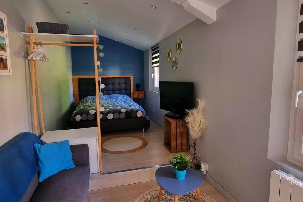 Studio Independant Avec Terrasse Vue Jardin Beauchamps  Dış mekan fotoğraf